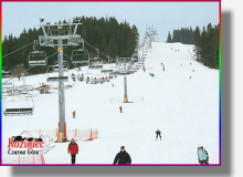 Koziniec Ski, stacja narciarska, kolej linowa, Tatry, Babia G&oacute;ra, Gorce, Pieniny, stok, wyciąg, wypożyczalni nart, trasy zjazdowe, niebieska, czerwona