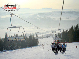 Koziniec Ski, stacja narciarska, kolej linowa, Tatry, Babia G�ra, Gorce, Pieniny, stok, wyci�g, wypo�yczalni nart, trasy zjazdowe, niebieska, czerwona